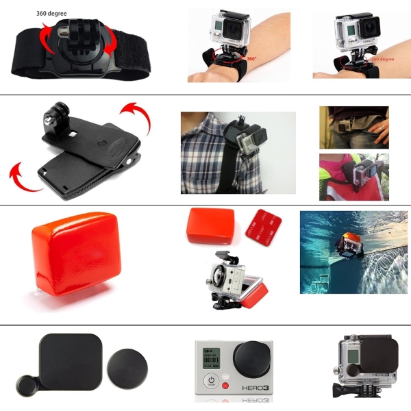 LifeLimit Gopro Hero 4/3/3+/2/ HD Kit