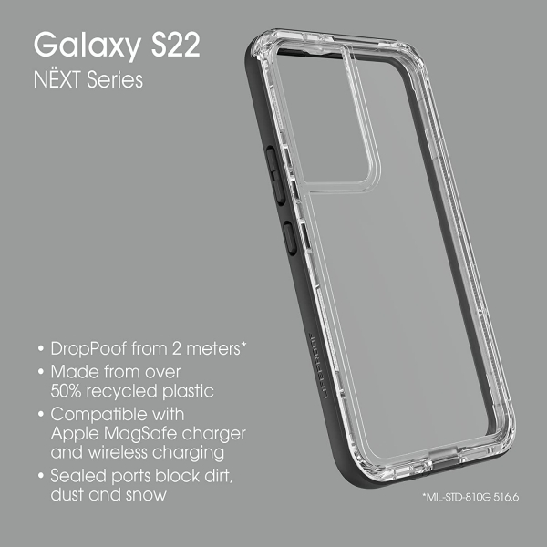 LifeProof Next Serisi Galaxy S22 Klf-Grey