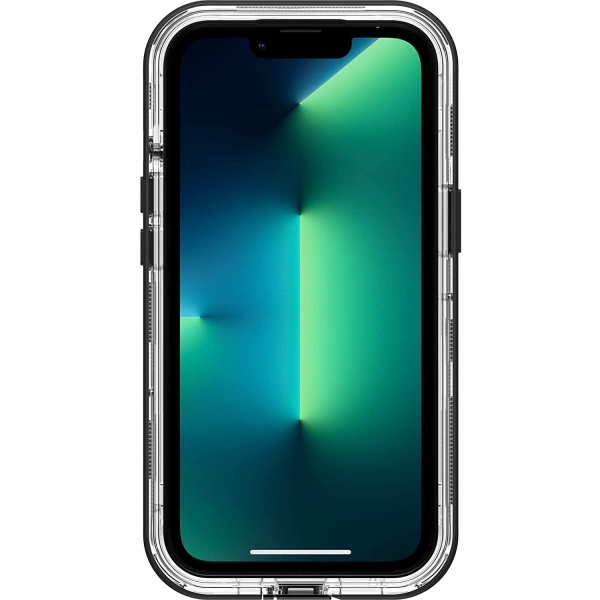 LifeProof Next Serisi iPhone 13 Pro effaf Klf -Black Clear