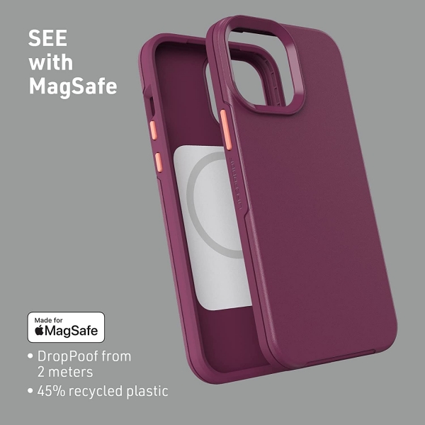 LifeProof See Serisi iPhone 13 Pro Max MagSafe Uyumlu Klf -Purple