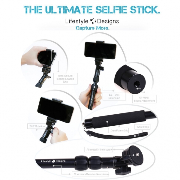 LifeStyle Designs HD Selfie ubuu/Tripod