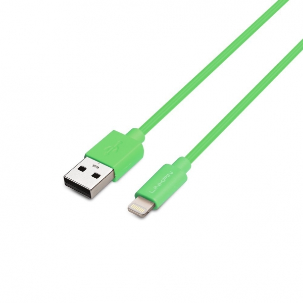 Linkpin 8 Pin USB Lightning Kablo (0.15M)-Green