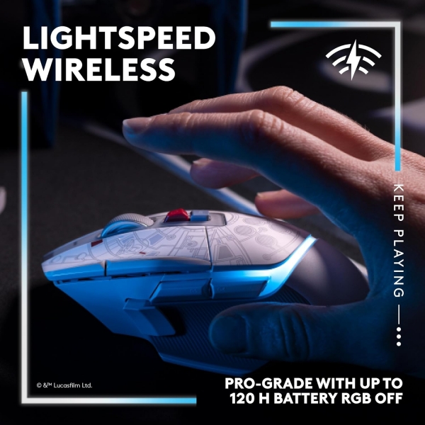 Logitech G502 X Plus Millenium Falcon Kablosuz Mouse 
