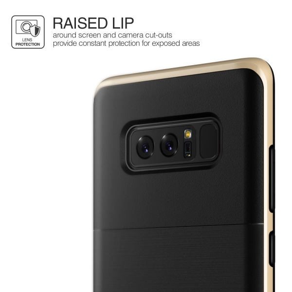 Lumion Samsung Galaxy Note 8 Gardien Serisi Klf (MIL-STD-810)-Gold Sand