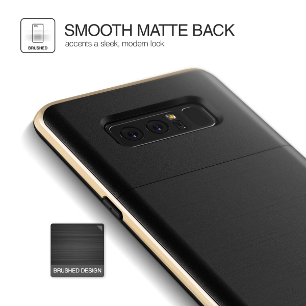 Lumion Samsung Galaxy Note 8 Gardien Serisi Klf (MIL-STD-810)-Gold Sand