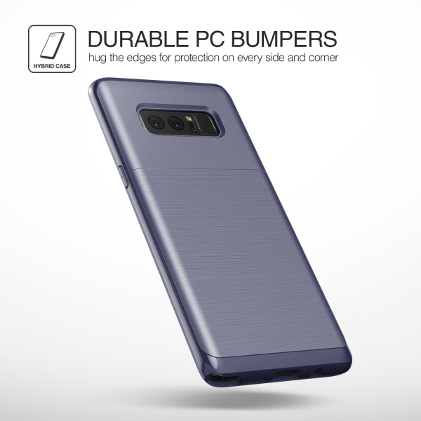 Lumion Samsung Galaxy Note 8 Gardien Serisi Klf (MIL-STD-810)-Orchid Purple S