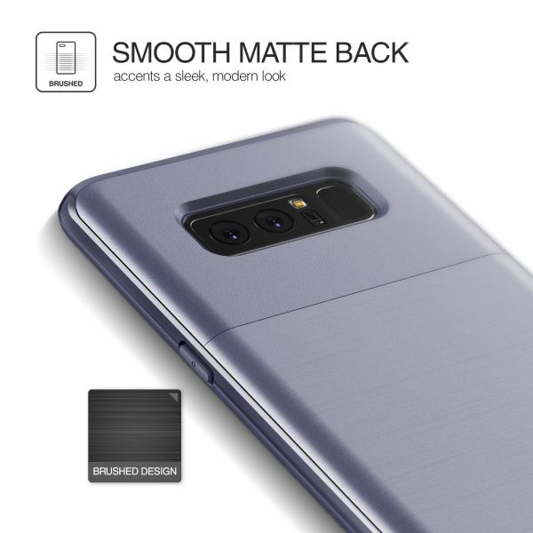Lumion Samsung Galaxy Note 8 Gardien Serisi Klf (MIL-STD-810)-Orchid Purple S