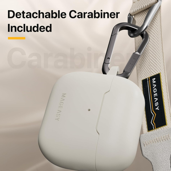 MAGEASY AirPods 4 Skin Klf-Starlight White 