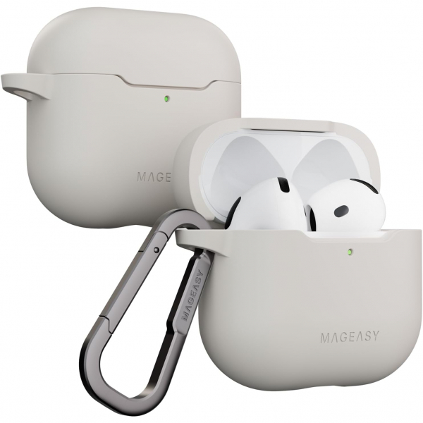 MAGEASY AirPods 4 Skin Klf-Starlight White 