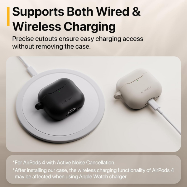 MAGEASY AirPods 4 Skin Klf-Gray