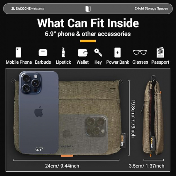 MAGEASY Kk apraz anta-Graphite Black Gray