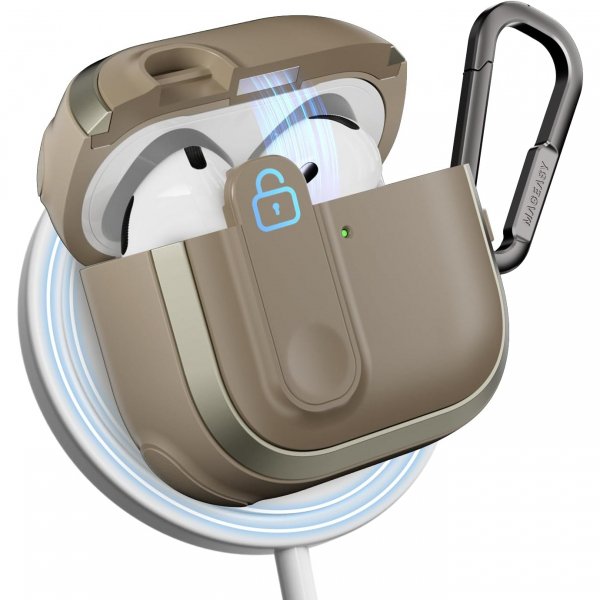 MAGEASY AirPods 4 Odyssey Klf-Metal Sand