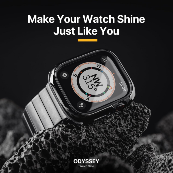 MAGEASY Apple Watch 11/10 42mm Bumper K�l�f-Natural Titanium