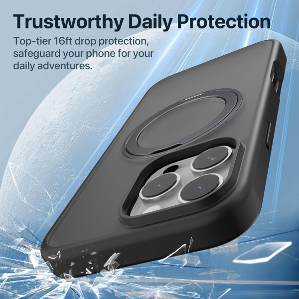MAGEASY Apple iPhone 16 Pro Max MagStand Klf-Rose 