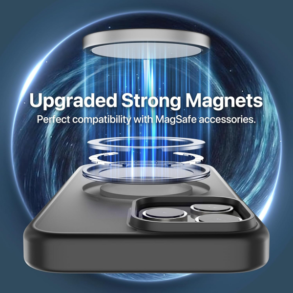 MAGEASY Apple iPhone 16 Pro Max MagStand Klf-Rose 