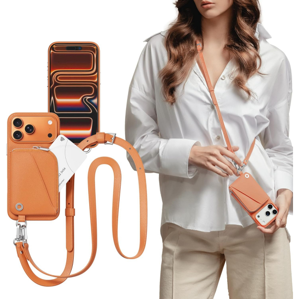 MAGEASY Apple iPhone 17 Pro Max Pouch Klf-Coral