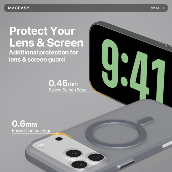 MAGEASY Apple iPhone 17 Pro Max Lyte M Klf-Translucent