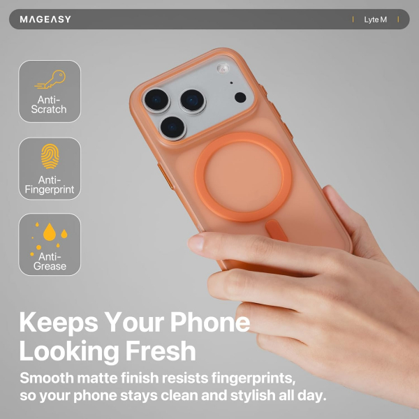 MAGEASY Apple iPhone 17 Pro Max Lyte M Klf-Coral