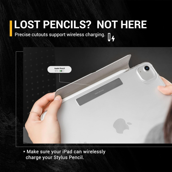 MAGEASY iPad A16 Facet Klf (11 in)-Starlight White 