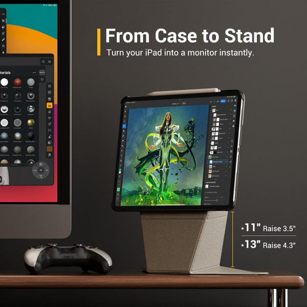MAGEASY Lift iPad Air M2 Klf (11 in)-Gray Starlight