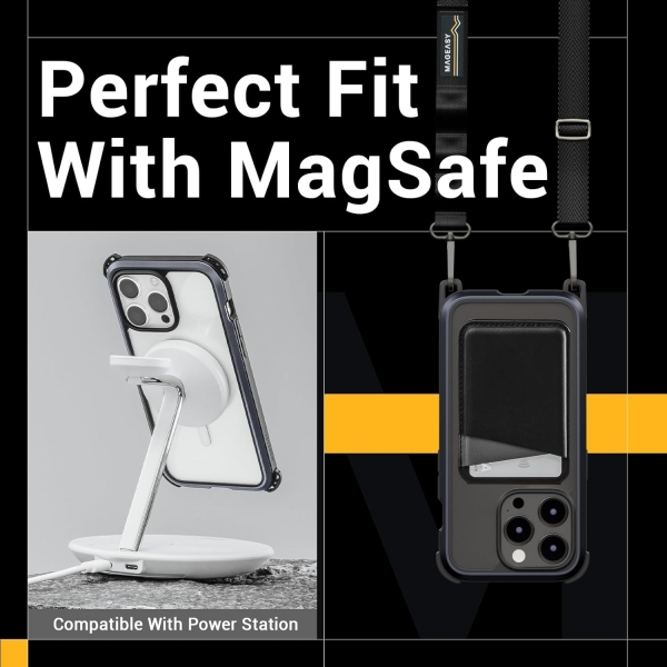 MAGEASY iPhone 15 Pro Max Askl Klf -Metal Black 2