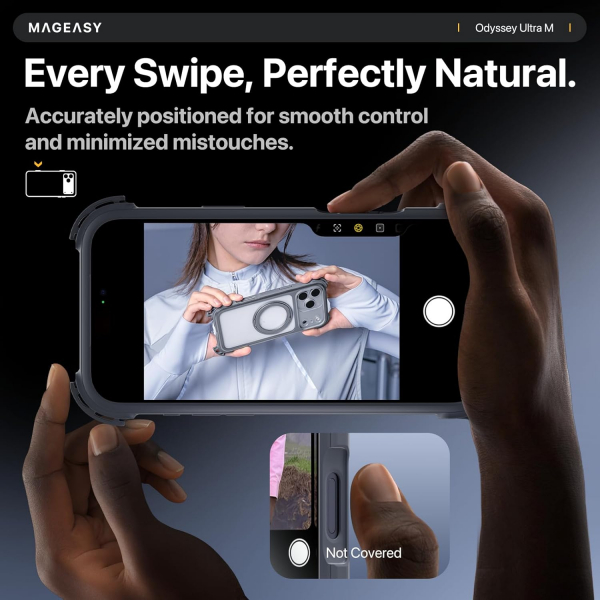 MAGEASY iPhone 17 Pro Max Odyssey Ultra M Klf-Mist Gray