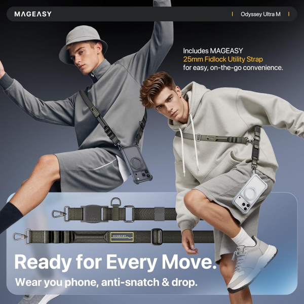 MAGEASY iPhone 17 Pro Max Odyssey Ultra M Klf-Mist Gray