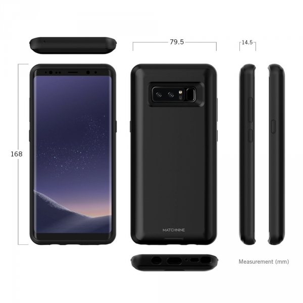 MATCHNINE Galaxy Note 8 Kartlkl Klf-BLACK CARBON