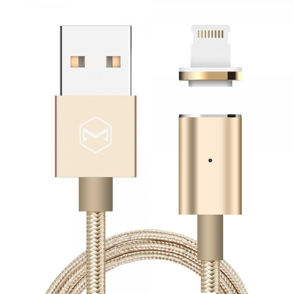 MCDODO Mikro USB LED Hzl arj Kablosu (Gold)
