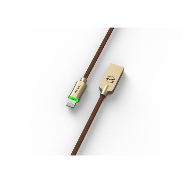 MCDODO Smart LED Lightning USB Kablo-4FT Gold