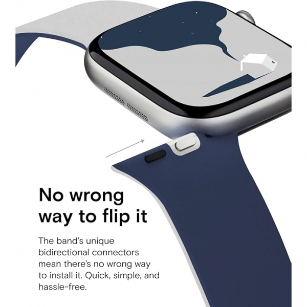 MOFT Apple Watch 11 46mm Silikon Kay-Wade Blue