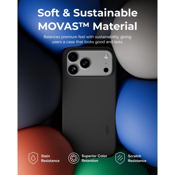 MOFT Apple iPhone 17 Movas Klf-Jet Black