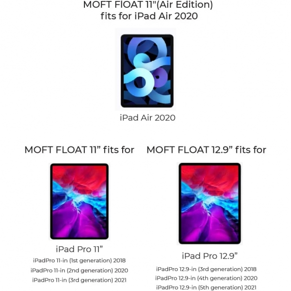 MOFT Float Slim Serisi iPad Air Standl Klf (2020)(10.9 in)