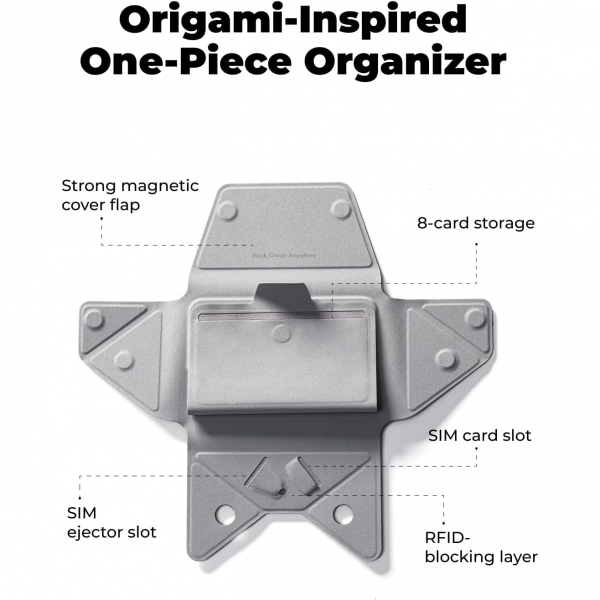 MOFT MOVAS MagSafe Czdan Stand-Jet Black 