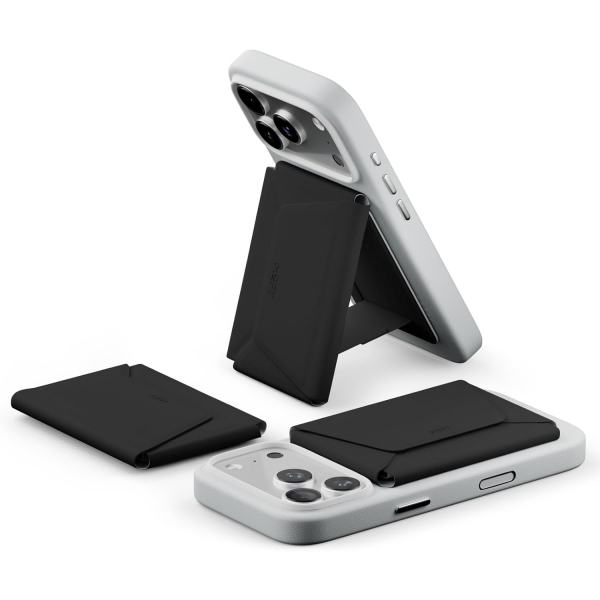 MOFT MOVAS MagSafe Czdan Stand-Jet Black 