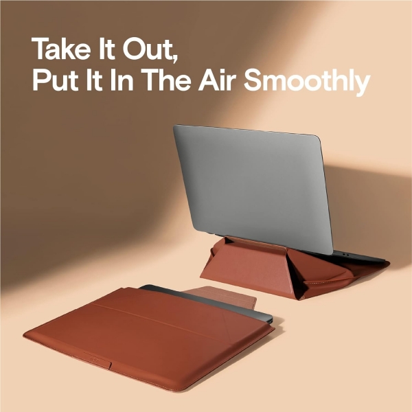 MOFT MacBook Pro/Air Ayarlanabilir Klf (13-14 in)-Sienna Brown