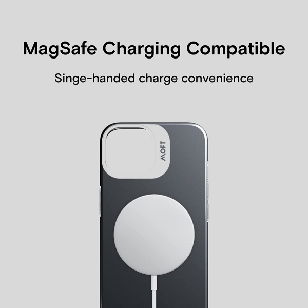 MOFT Snap Serisi Manyetik iPhone 14 MagSafe Uyumlu Klf -Smoky Black