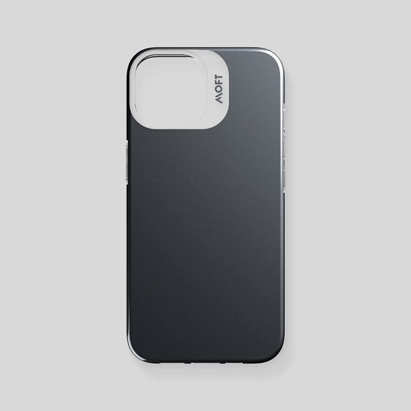 MOFT Snap Serisi Manyetik iPhone 14 MagSafe Uyumlu Kılıf -Smoky Black
