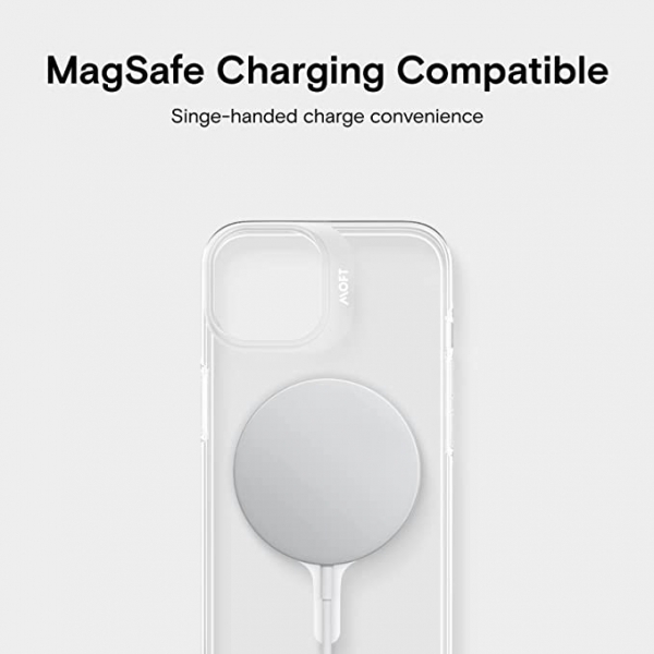 MOFT Snap Serisi Manyetik iPhone 14 MagSafe Uyumlu Klf -Clear