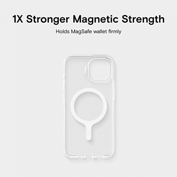 MOFT Snap Serisi Manyetik iPhone 14 MagSafe Uyumlu Klf -Clear