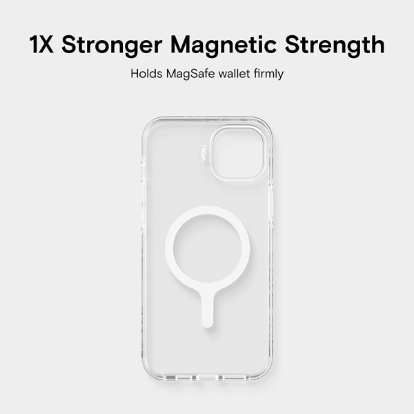 MOFT Snap Serisi Manyetik iPhone 14 Plus MagSafe Uyumlu Klf -Clear