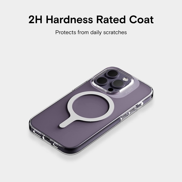 MOFT Snap Serisi Manyetik iPhone 14 Pro Max MagSafe Uyumlu Klf -Clear