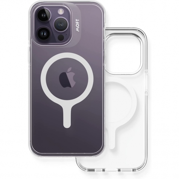 MOFT Snap Serisi Manyetik iPhone 14 Pro MagSafe Uyumlu Klf -Clear