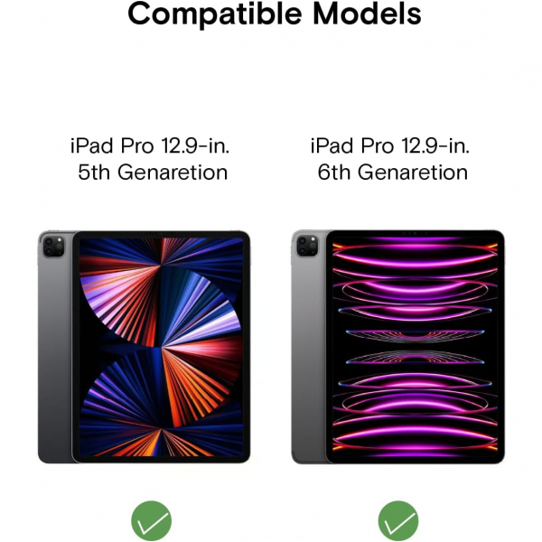 MOFT Snap Serisi iPad Pro 12.9 in Manyetik Klf(6/5.Nesil)