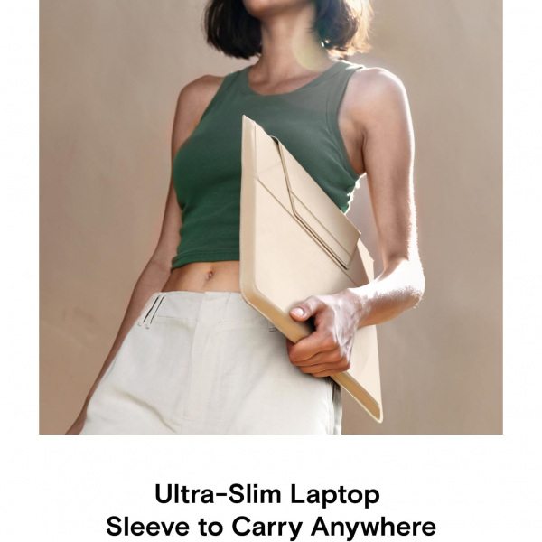 MOFT Ultra Slim Laptop antas (15/16 in)-Beach White