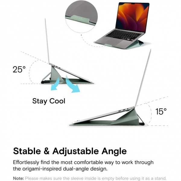 MOFT Ultra Slim Laptop antas (15/16 in)-Panna Cotta