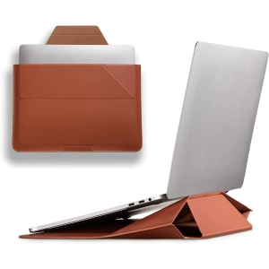 MOFT 2'si 1 Arada Laptop Ta��ma K�l�f� (14 in�)-Sienna Brown