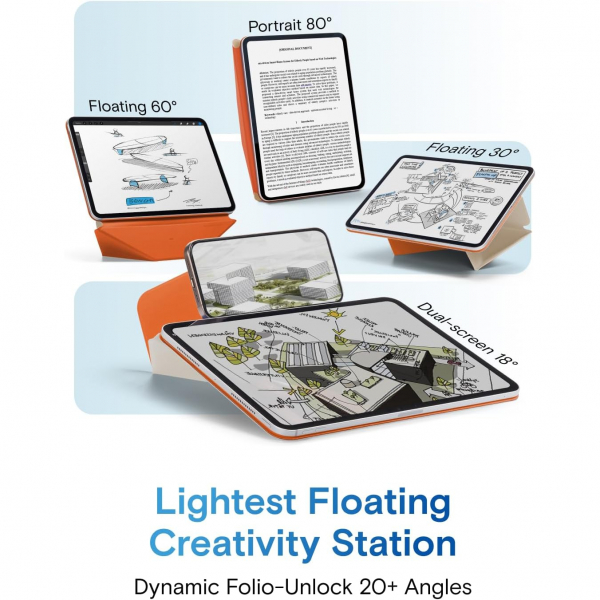 MOFT iPad Air M2/M3 Dynamic Folio K�l�f (13 in�)-Terracotta