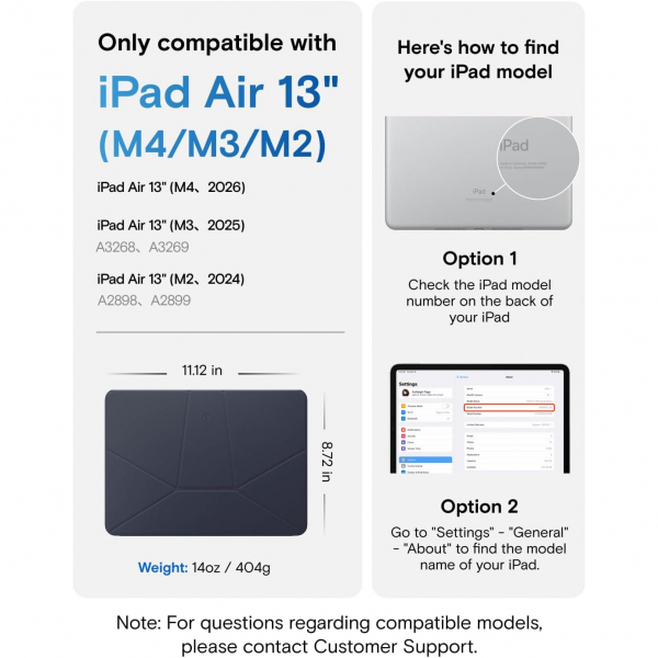 MOFT iPad Air M2/M3 Dynamic Folio K�l�f (13 in�)-Oz Green 