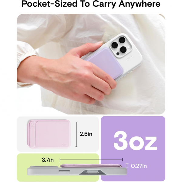 MOFT iPhone Serisi Uyumlu Stand -Peach Pink